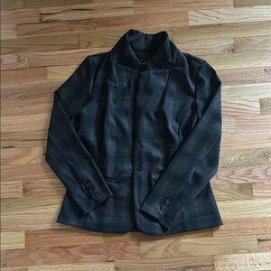 Women's Black Plaid Jacket